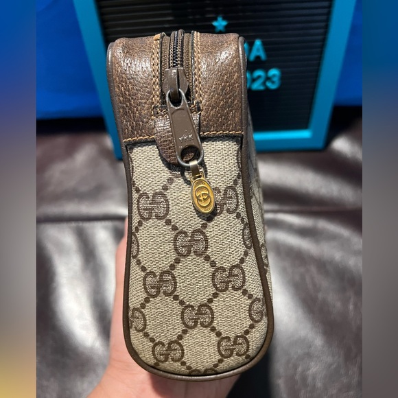 Authentic GG sherry line toiletry pouch - Picture 5 of 13